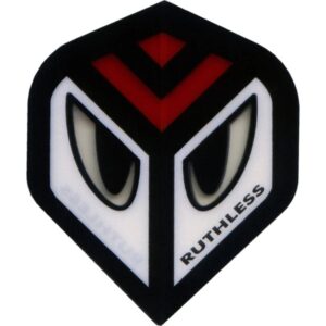 Ruthless RX - *Ruthless - Eyes - Dart Flights - 100 Micron - 1747 - No2 - Std - Red Eyes