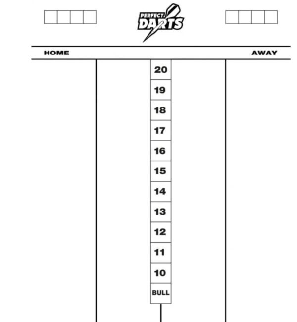 Perfect Darts White Board