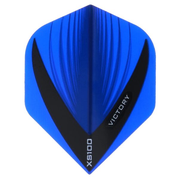 VICTORY DARTS XS100 VISTA BLUE EXTRA STRONG DART FLIGHTS
