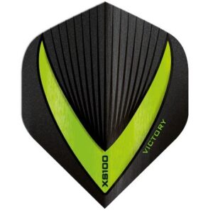 VICTORY DARTS XS100 VISTA-R GREEN EXTRA STRONG DART FLIGHTS
