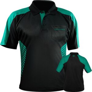 Harrows Vivid Dart Shirt - Black & Jade