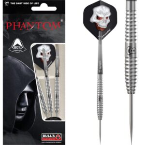 BULL'S Phantom PT3 Darts - Steel Tip - 80% Tungsten - Ringed - 25g