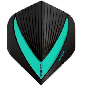 VICTORY DARTS XS100 VISTA-R JADE EXTRA STRONG DART FLIGHTS
