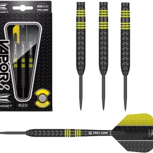 Vapor 8 Black Steel Tipped Darts by Target